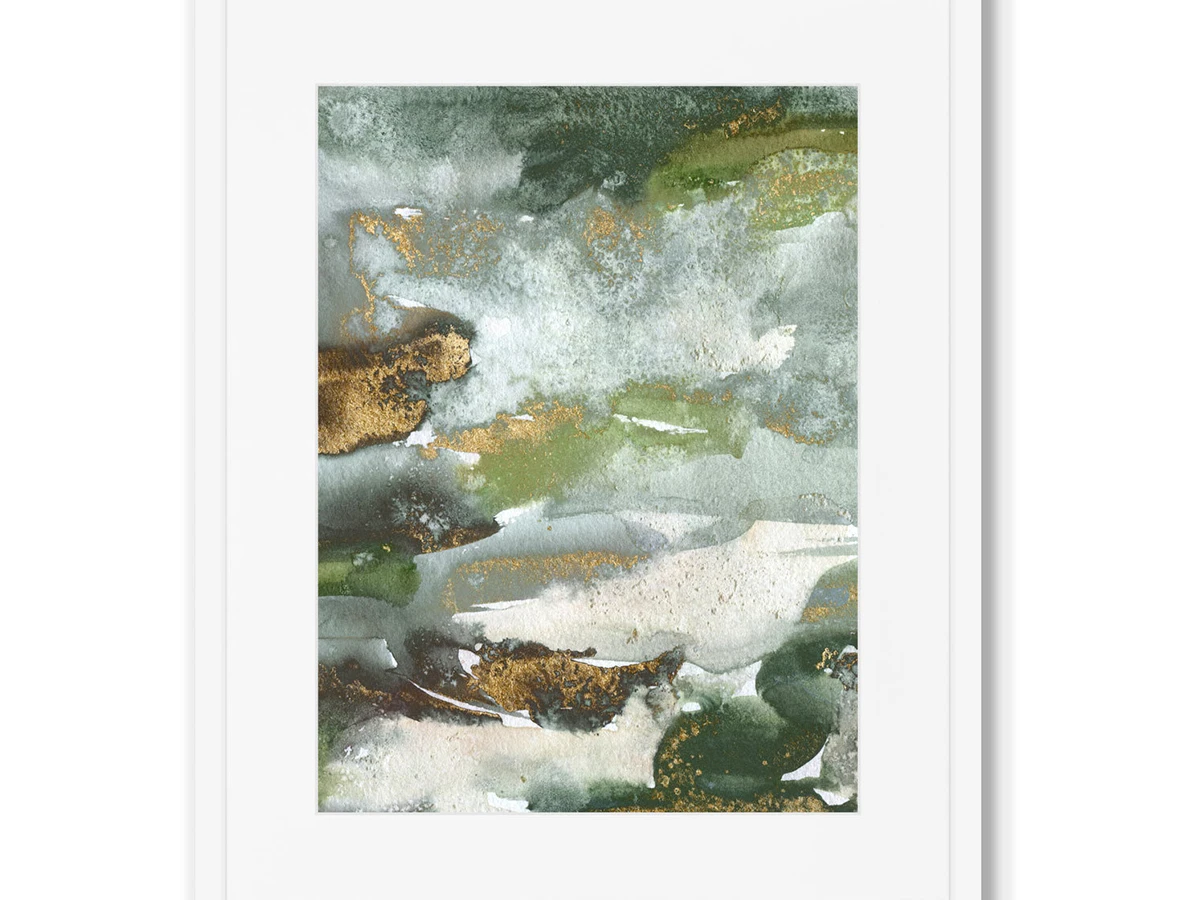 Набор из 2-х репродукций картин в раме Storm over the river 635667