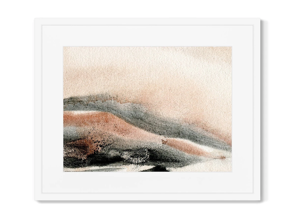 Набор из 2-х репродукций картин в раме Sun rises over the dunes 635668