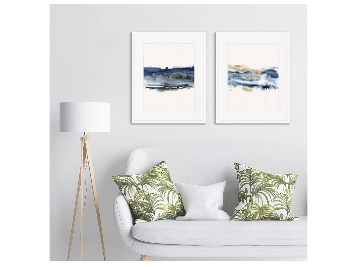 Набор из 2-х репродукций картин в раме Seashore composition 635673  - фото 4