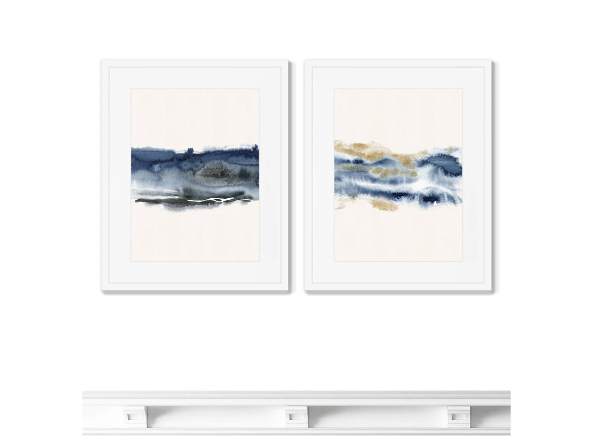 Набор из 2-х репродукций картин в раме Seashore composition 635673  - фото 3