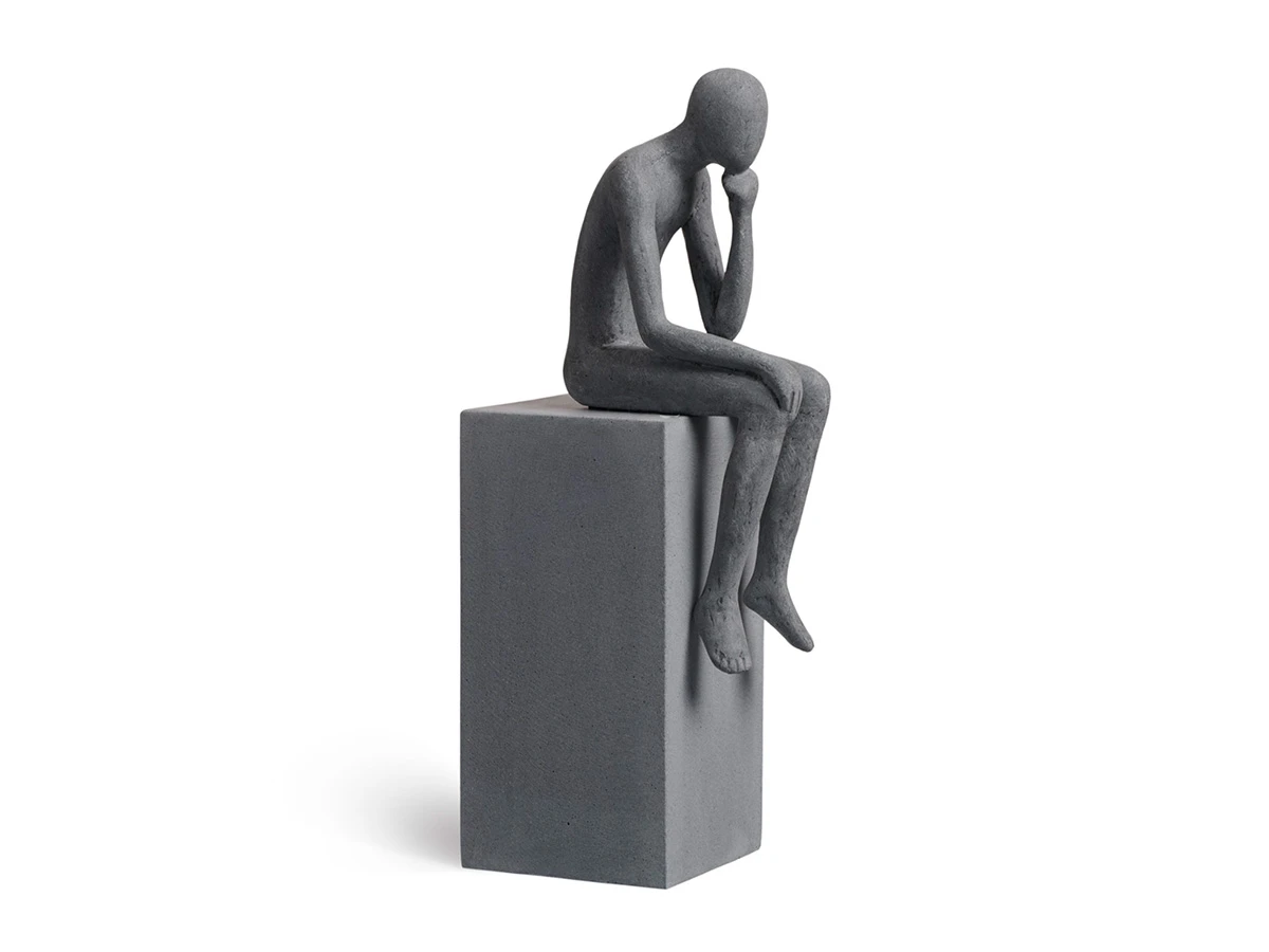 Скульптура Treez Человек сидит задумчиво 890465  - фото 1