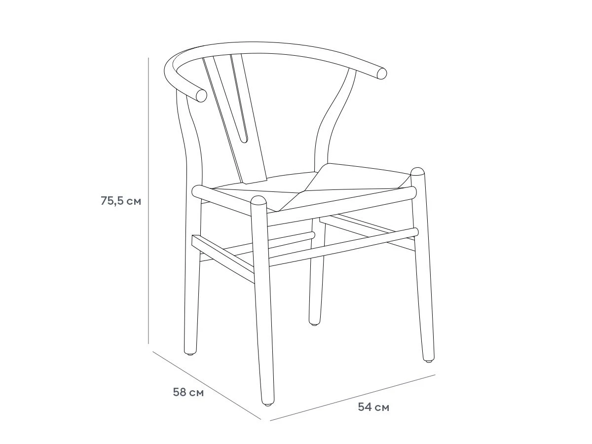 Стул Monk stick 891902  - фото 9