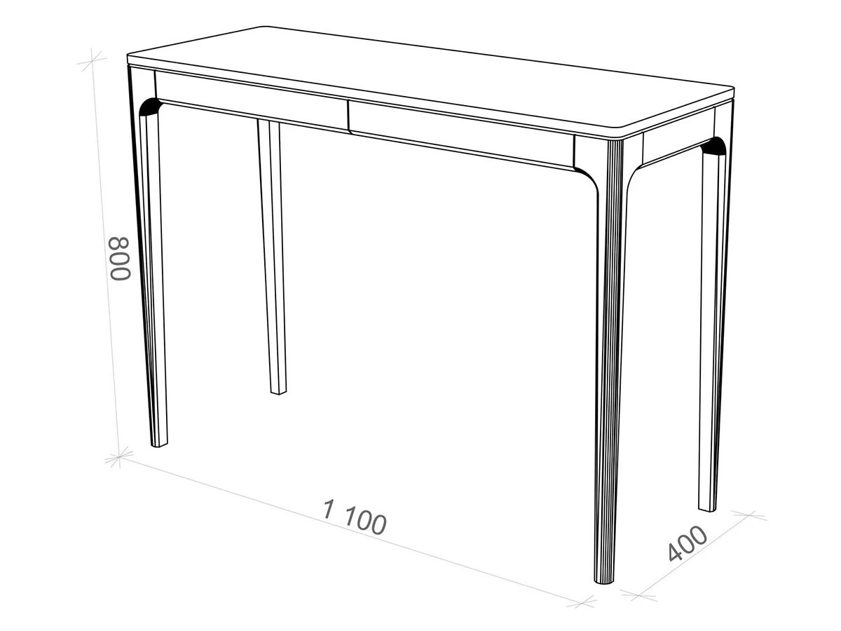 Консольный стол с ящиками FARGO 893599  - фото 5