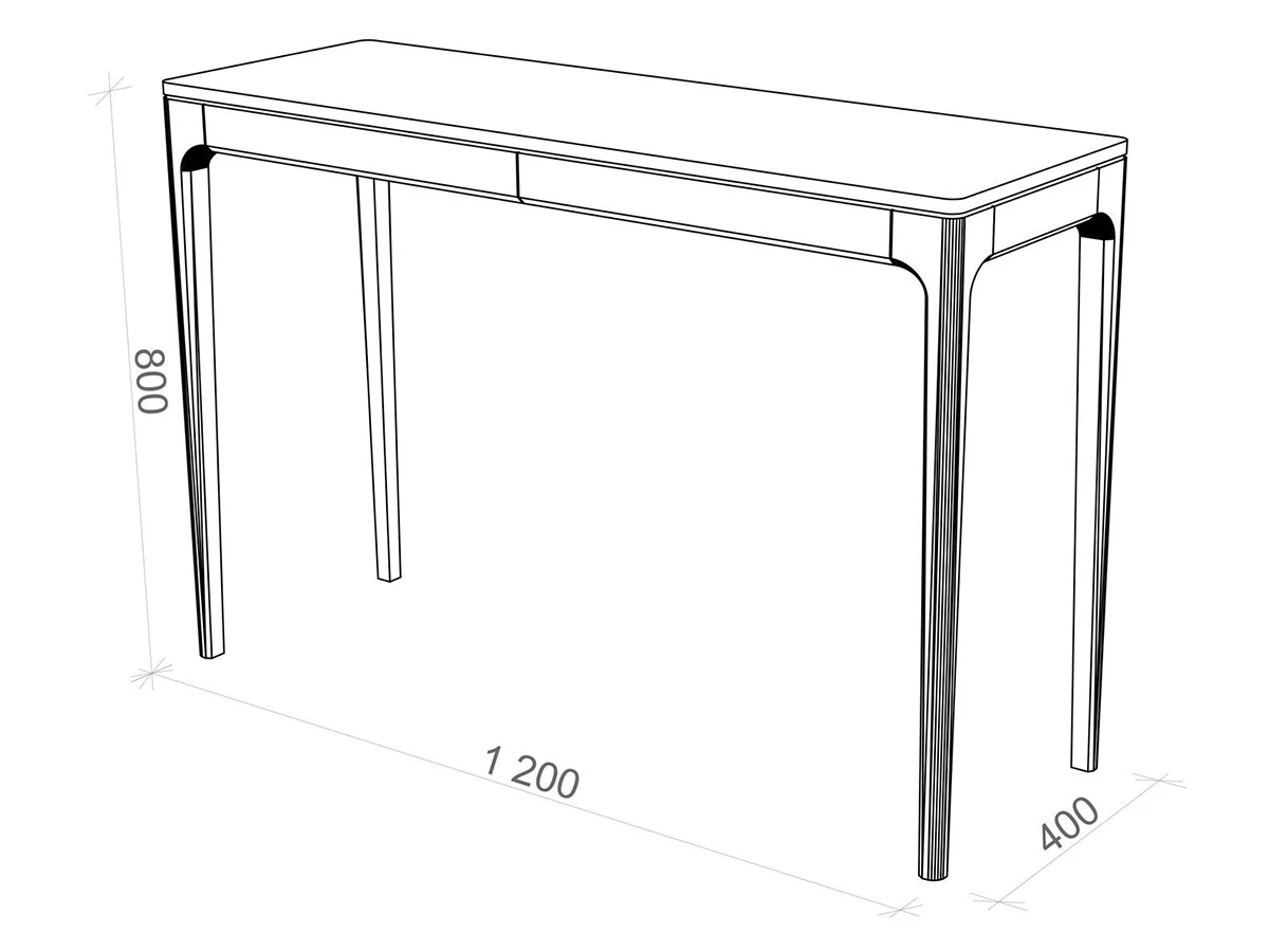 Консольный стол с ящиками FARGO 893637  - фото 5