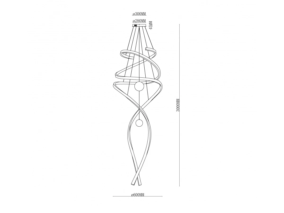 Светильник подвесной Axis 896355