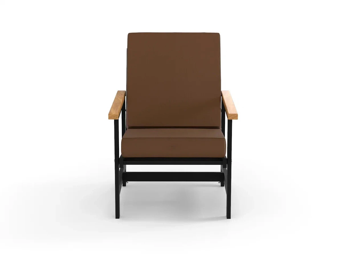 Кресло алюминиевое с деревянными подлокотниками Scandi 896571  - фото 3