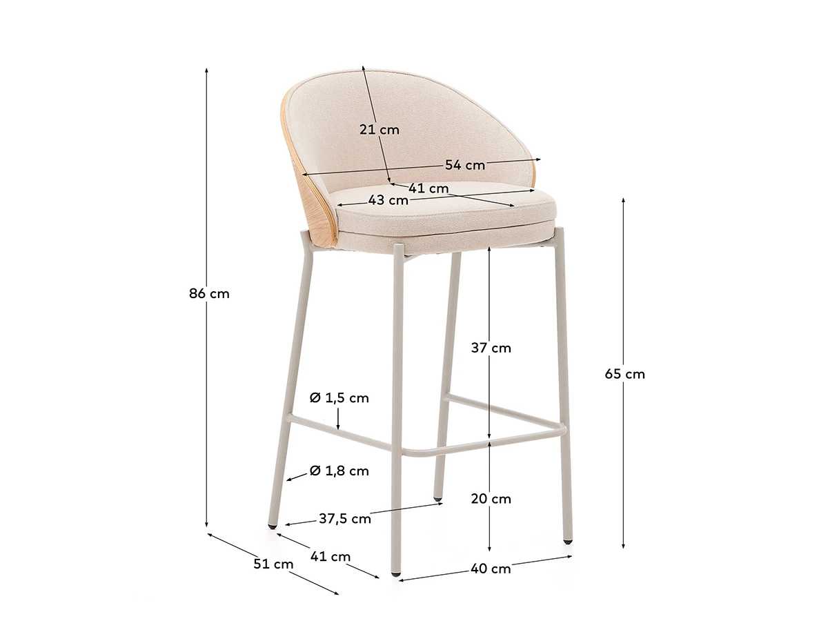 Стул полубарный Eamy 902375  - фото 5