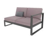Диван Лагуна 2-х местный с левым подлокотником