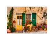 Картина на дереве Итальянский прованс 80х120 см