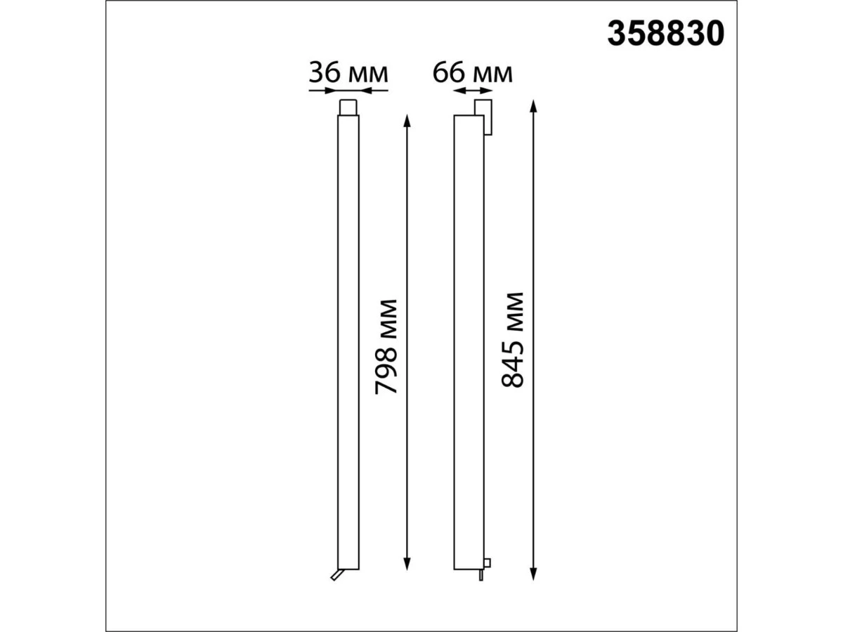 Трековый однофазный светодиодный светильник Port Iter 905542  - фото 3