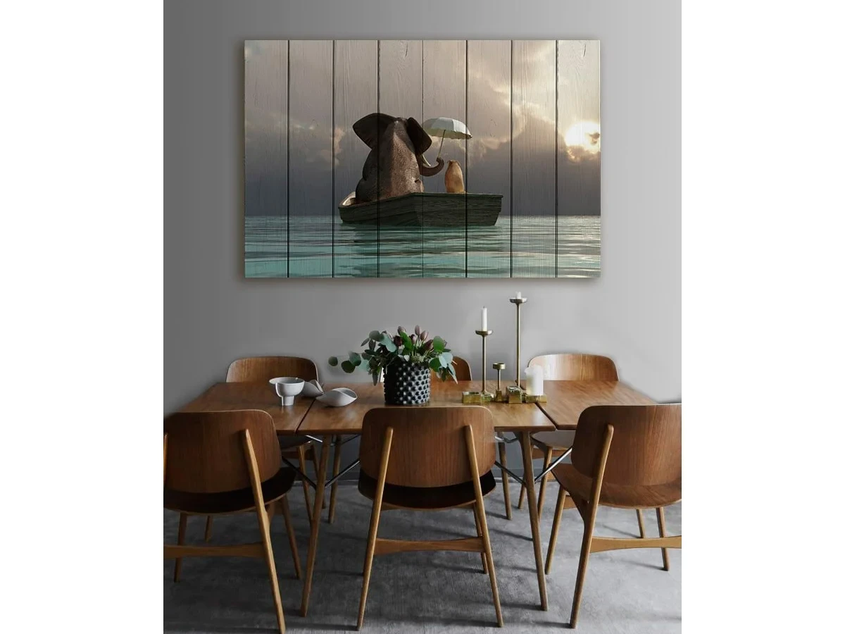 Картина на дереве Дружба 40х60 см 637868  - фото 3