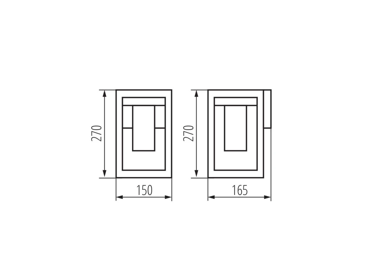 Садовый настенный светильник VIMO EL 27 B 906674  - фото 3