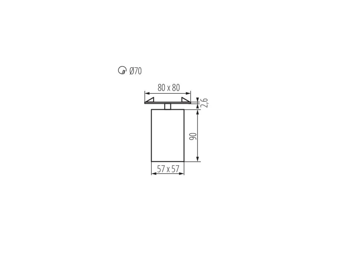 Спот CHIRO GU10 DTL-B 906685