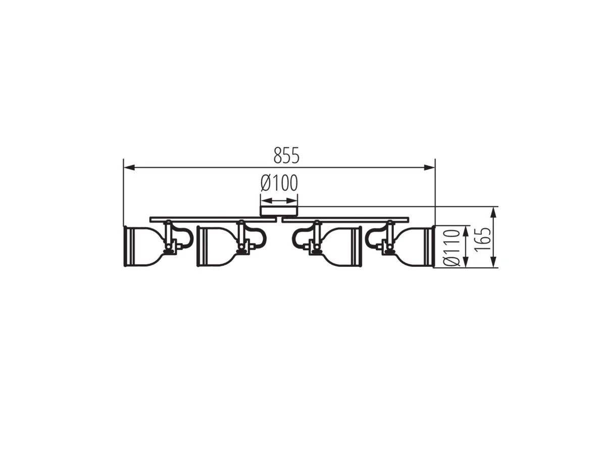 Спот DERATO EL-4I B-SR 906740  - фото 3