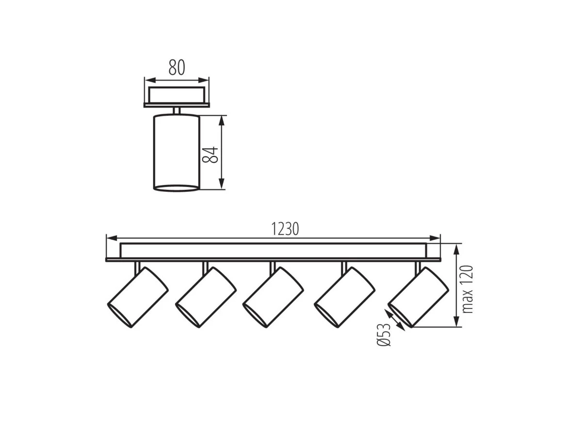 Спот EVALO EL-5I W-SR 906833  - фото 3