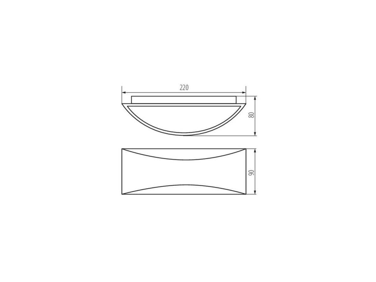 Фасадный светильник BISO LED EL 8W-GR 906876  - фото 2