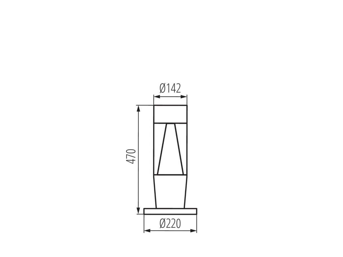 Уличный светильник INVO TR 47-O-GR 906886  - фото 4