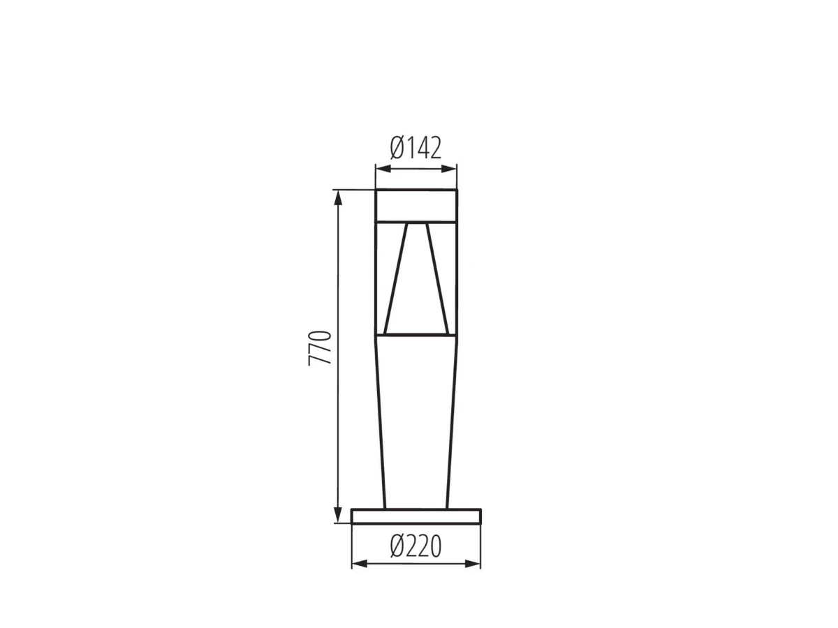 Уличный светильник INVO TR 77-O-GR 906893