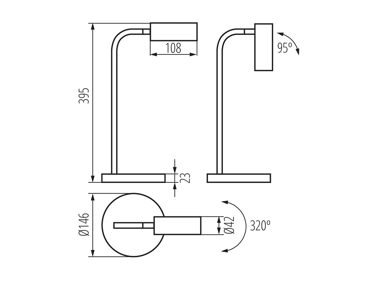 Настольная светодиодная лампа LEADIE 907055  - фото 4