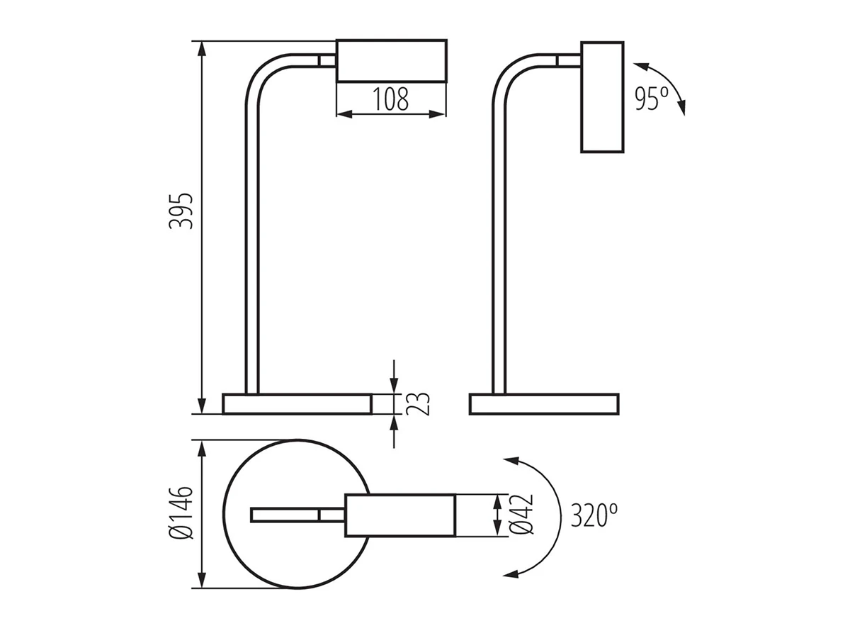 Настольная светодиодная лампа LEADIE 907062  - фото 4