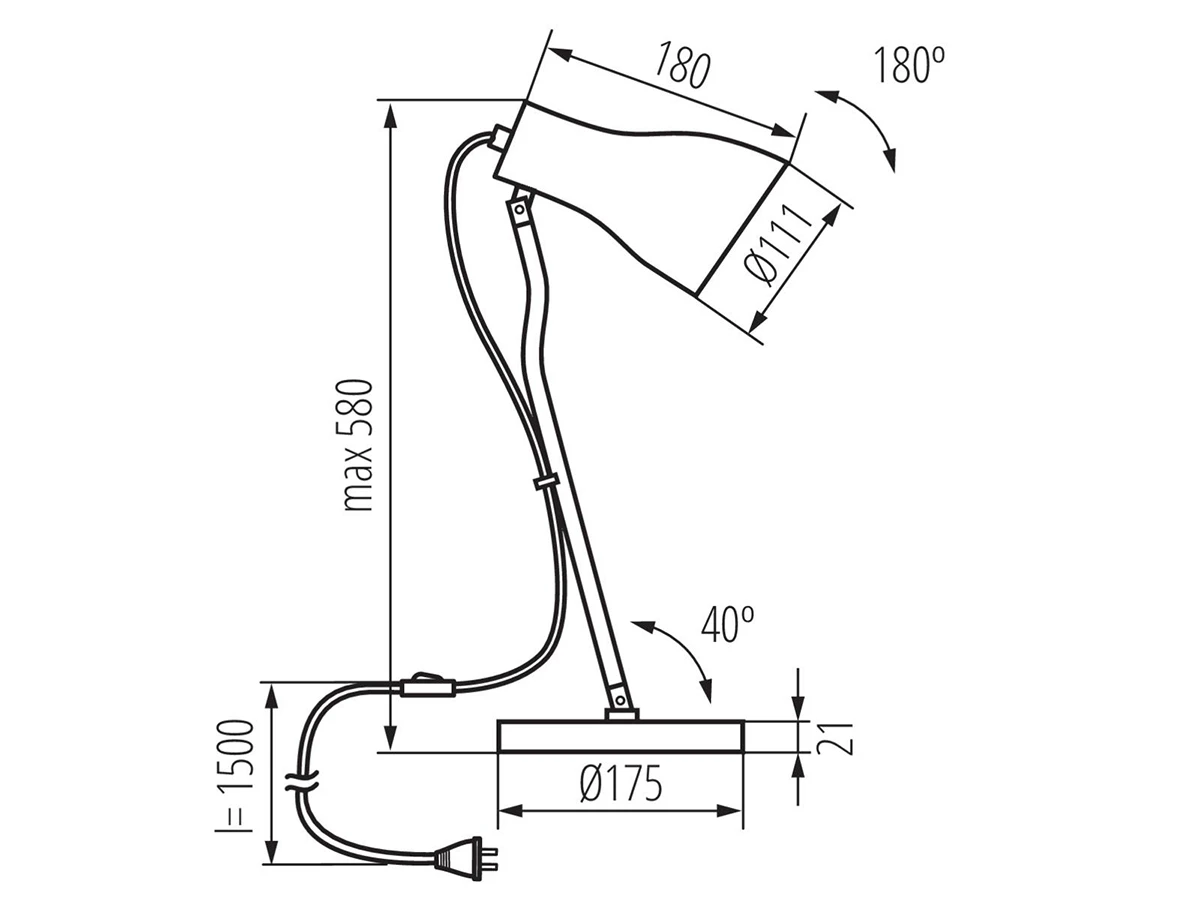 Настольная лампа JUSI 907156  - фото 6