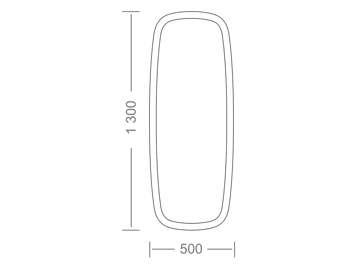 Настенное зеркало BASE WOOD 907493