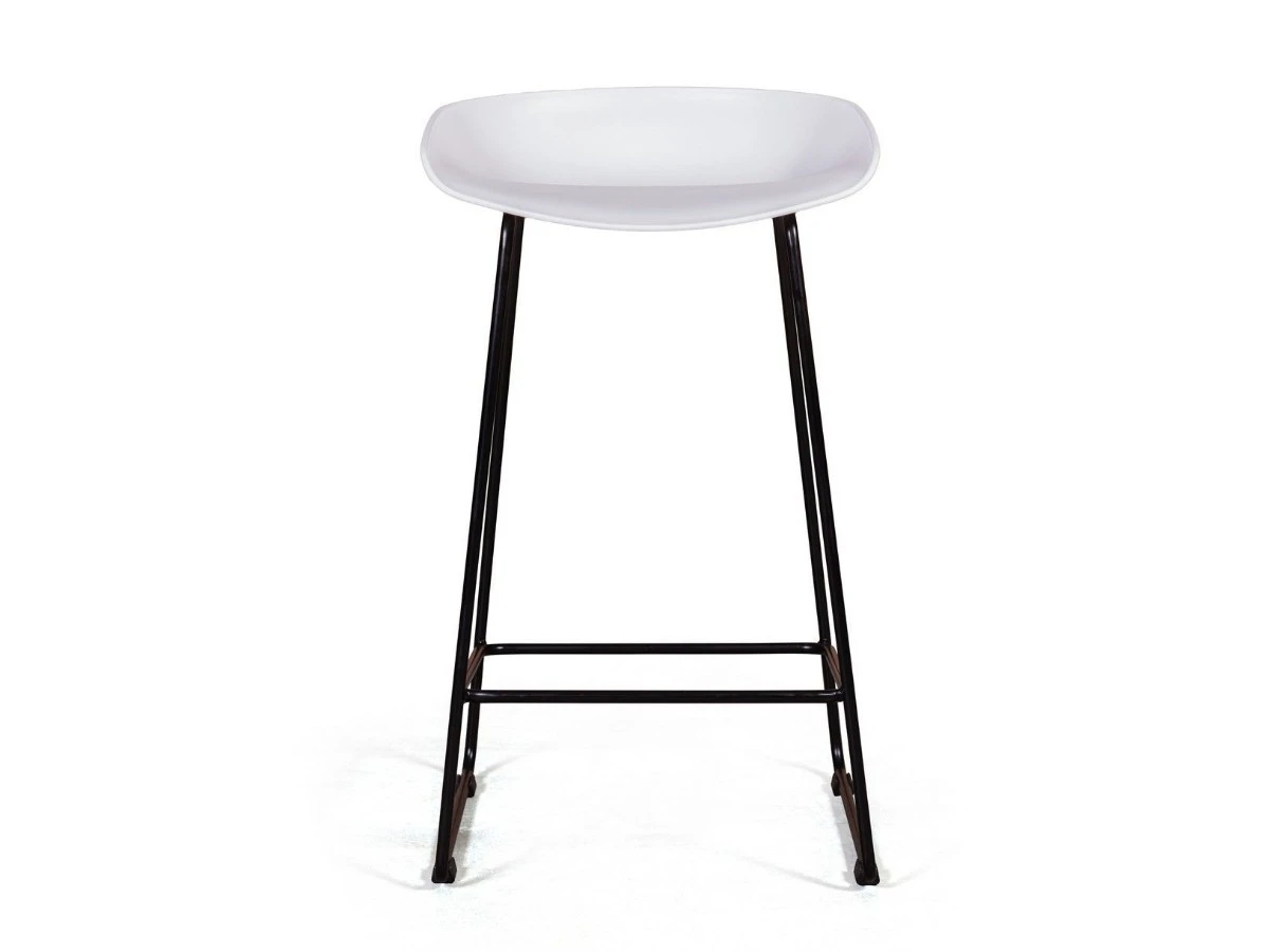 Стул полубарный Leo пластик белый 908399  - фото 8