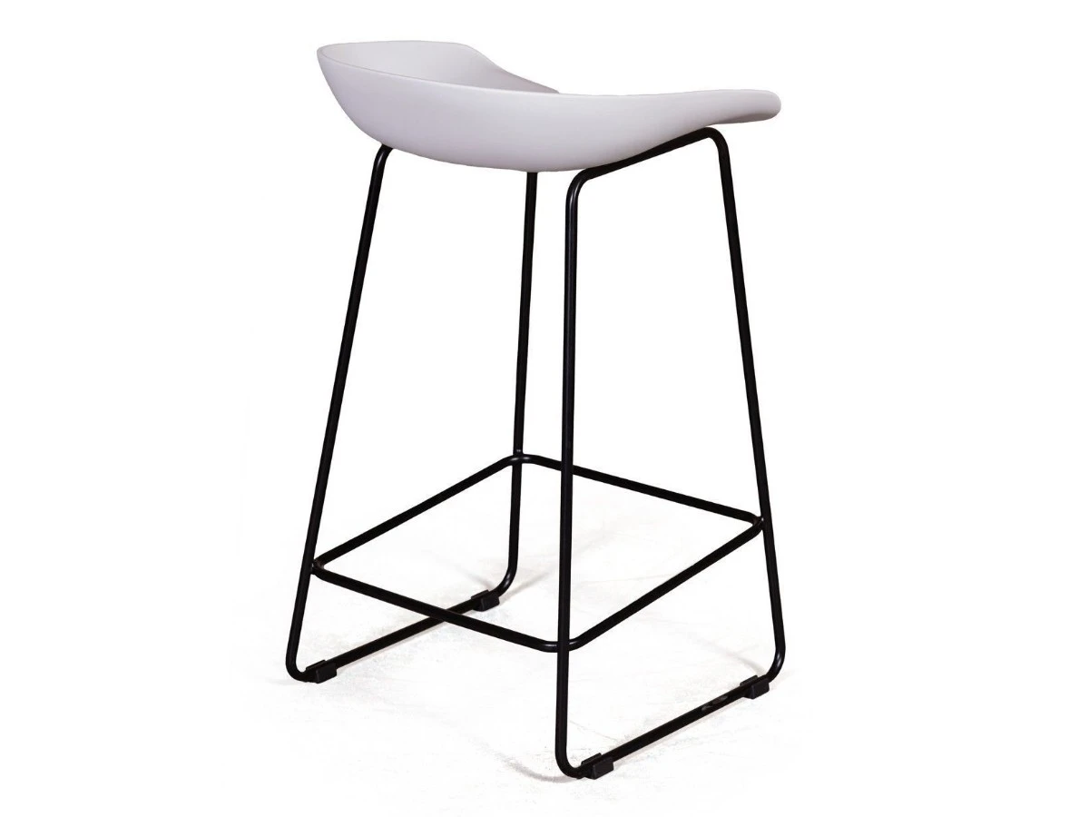 Стул полубарный Leo пластик белый 908399  - фото 6