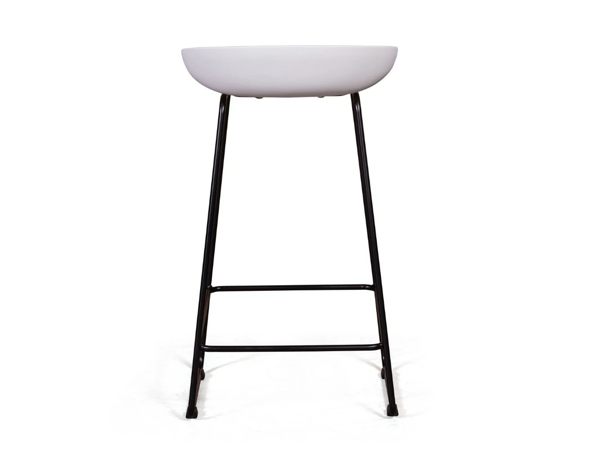 Стул полубарный Leo пластик белый 908399  - фото 7