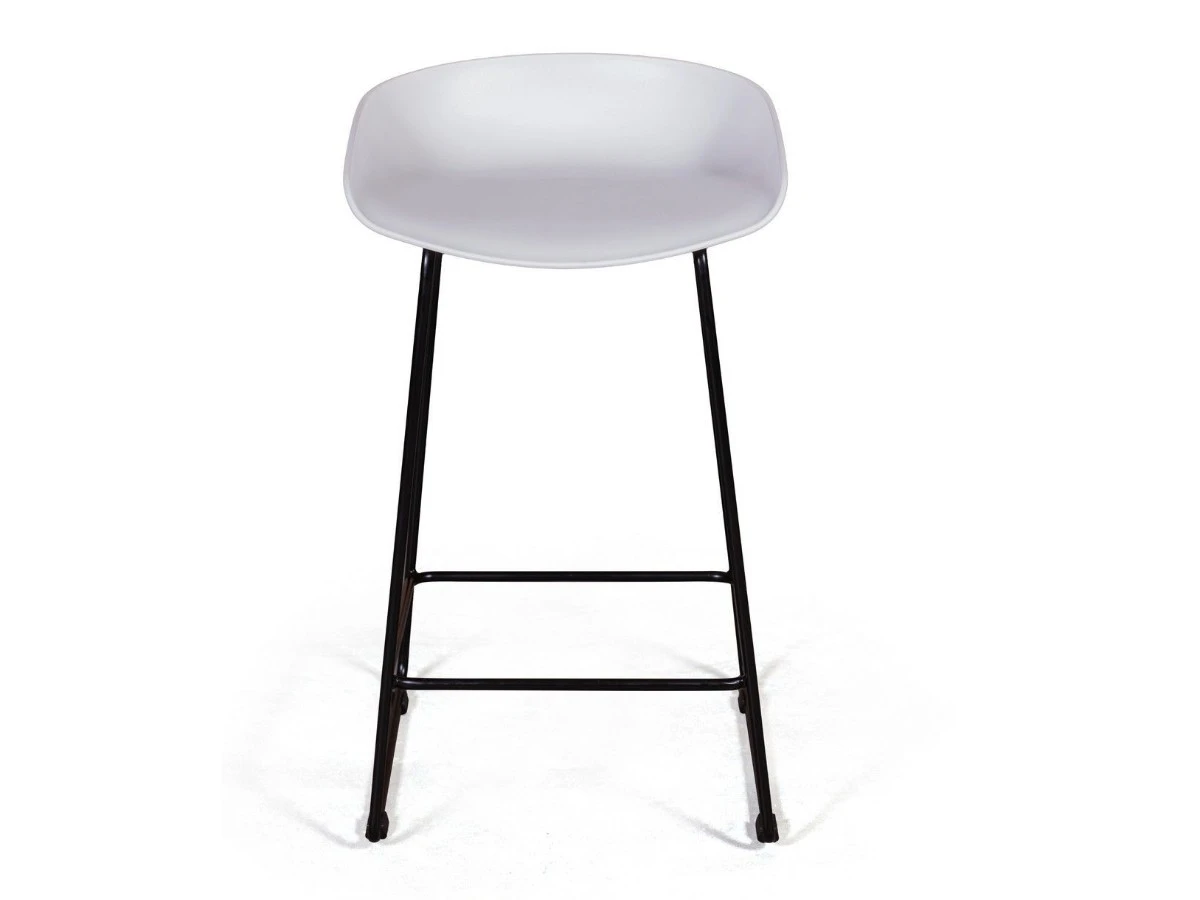 Стул полубарный Leo пластик белый 908399  - фото 2