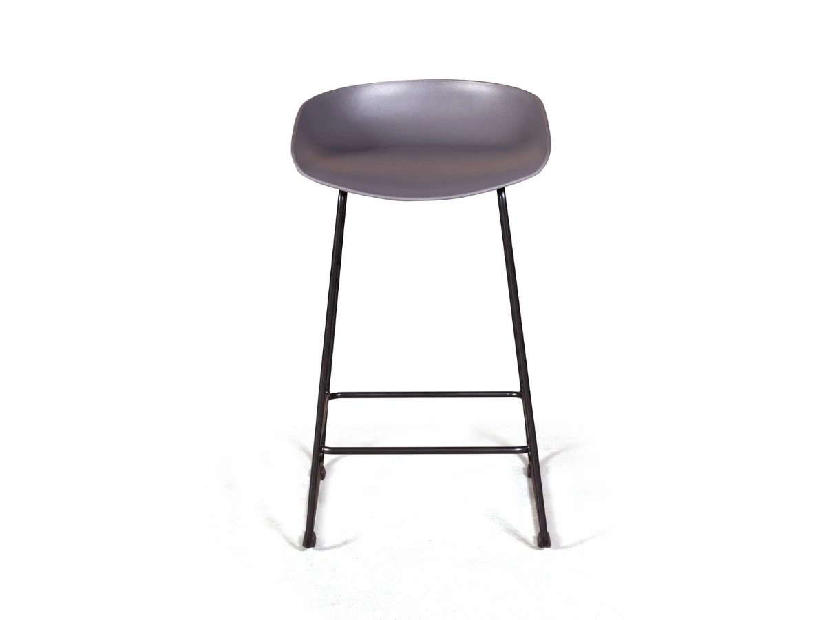 Стул полубарный Leo пластик серый 908411  - фото 2