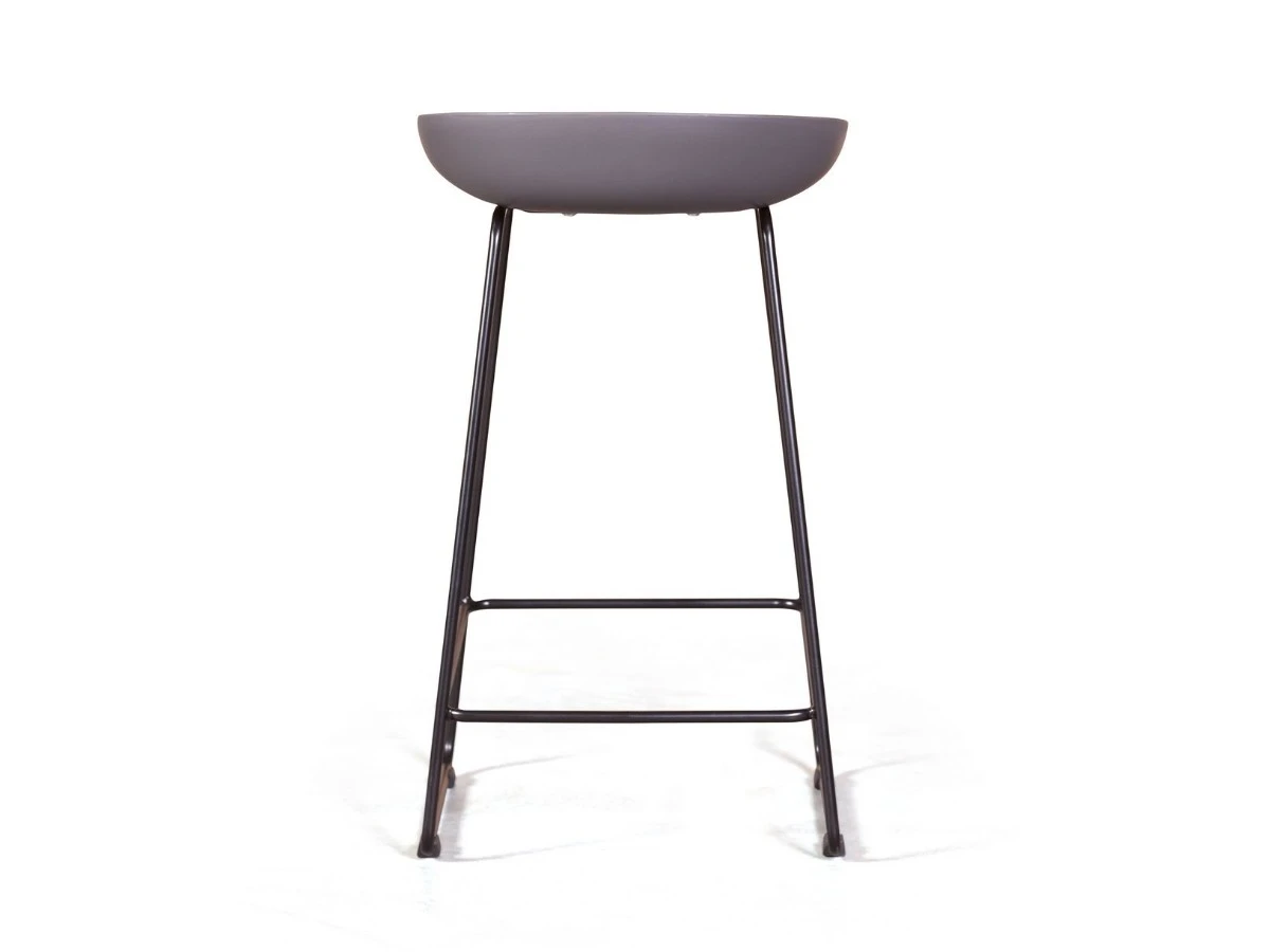 Стул полубарный Leo пластик серый 908411  - фото 7