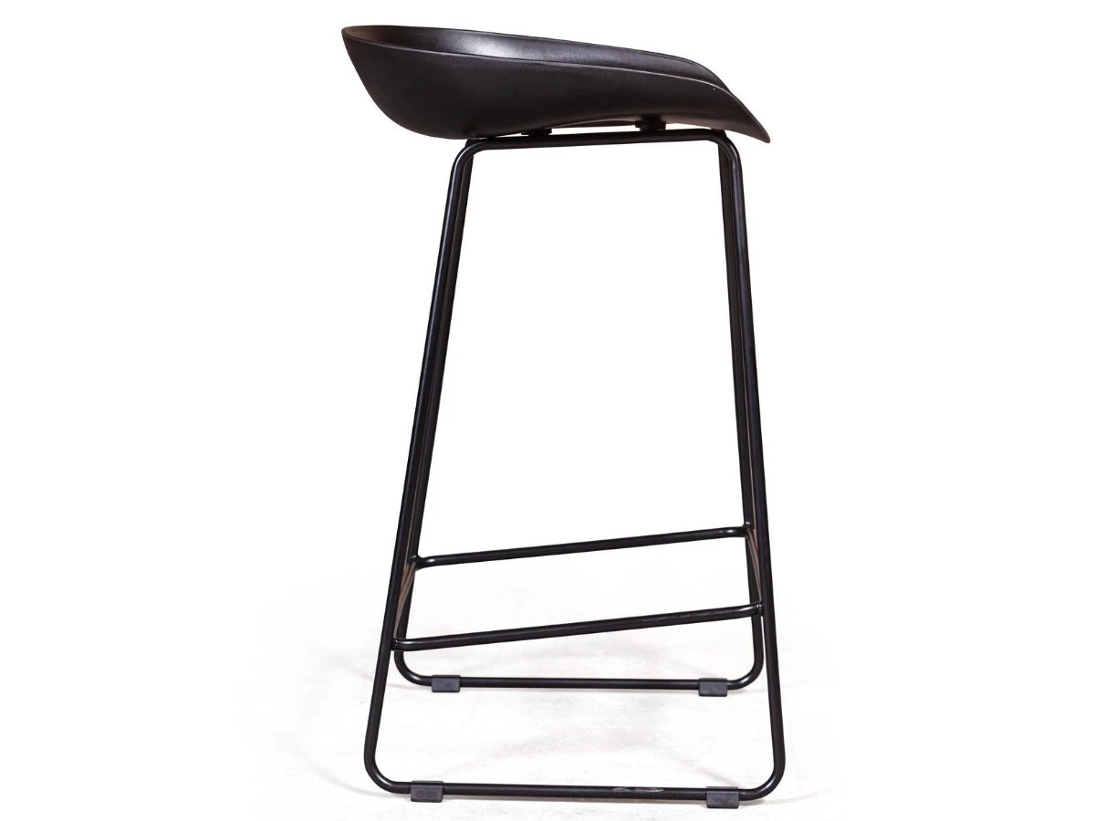 Стул полубарный Leo пластик черный 908420  - фото 3