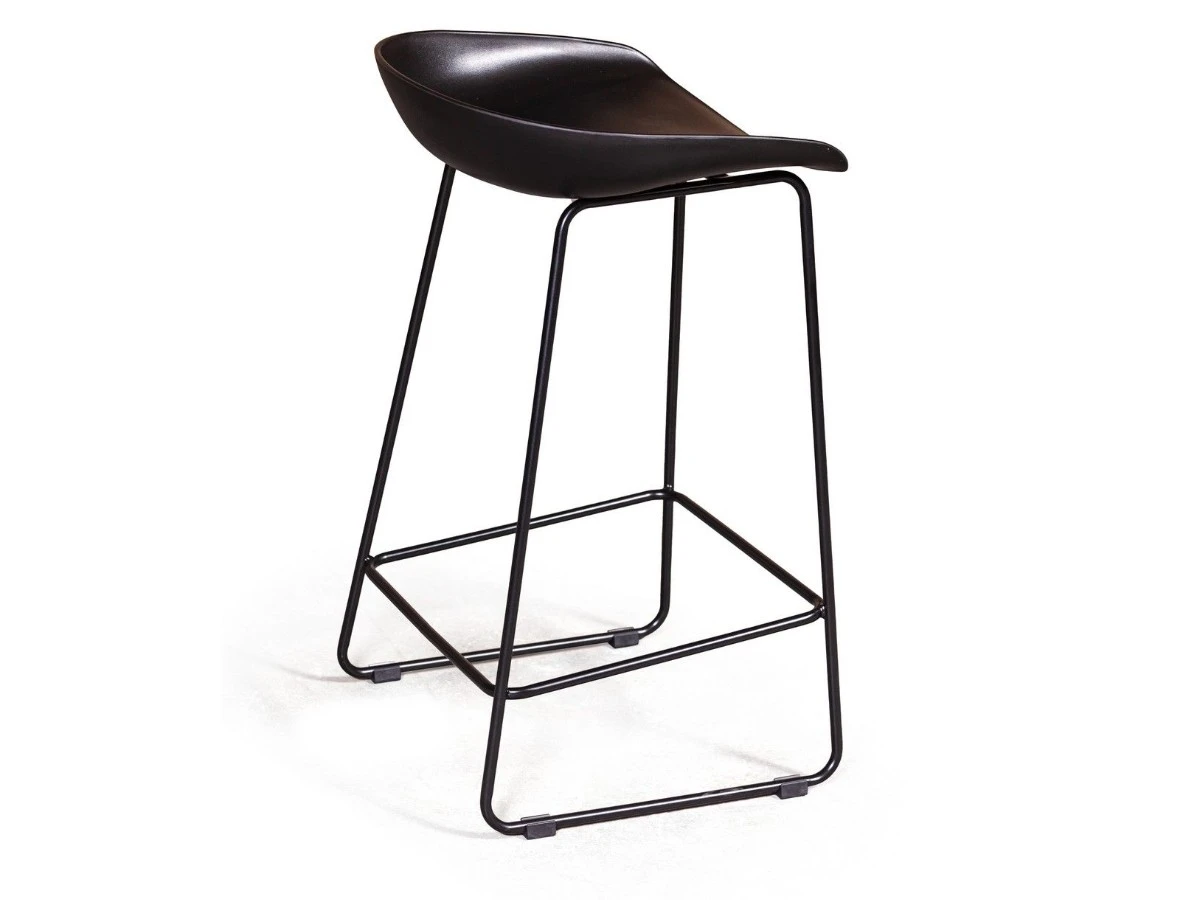 Стул полубарный Leo пластик черный 908420  - фото 7