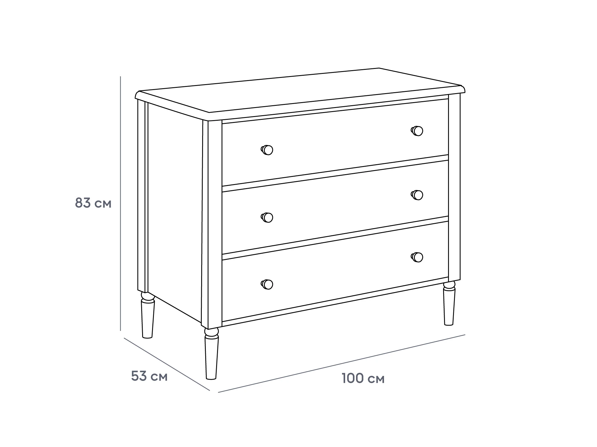 Комод Blues 909144  - фото 3