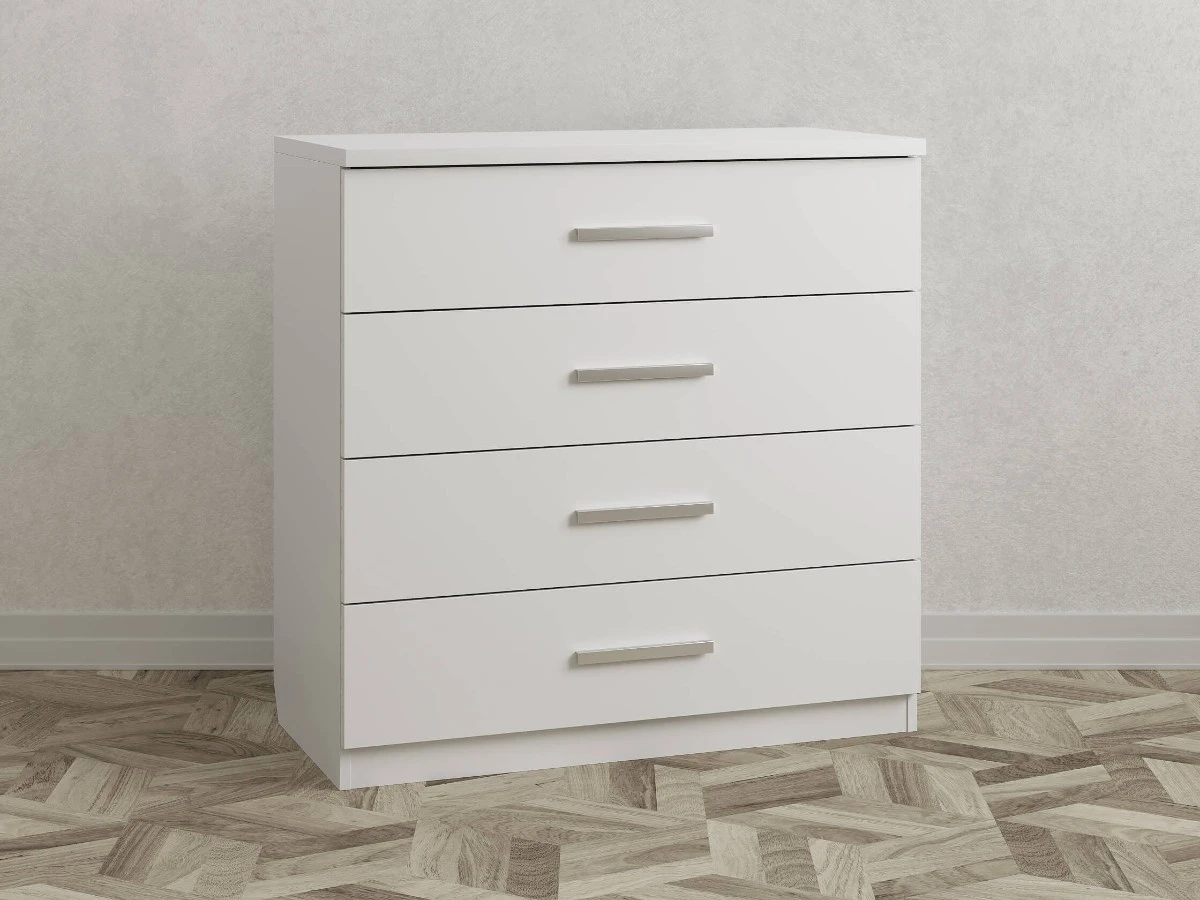 Комод Авангард 4 ящика (белый) 909600  - фото 3