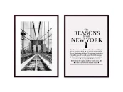Набор постеров Нью-Йорк №8