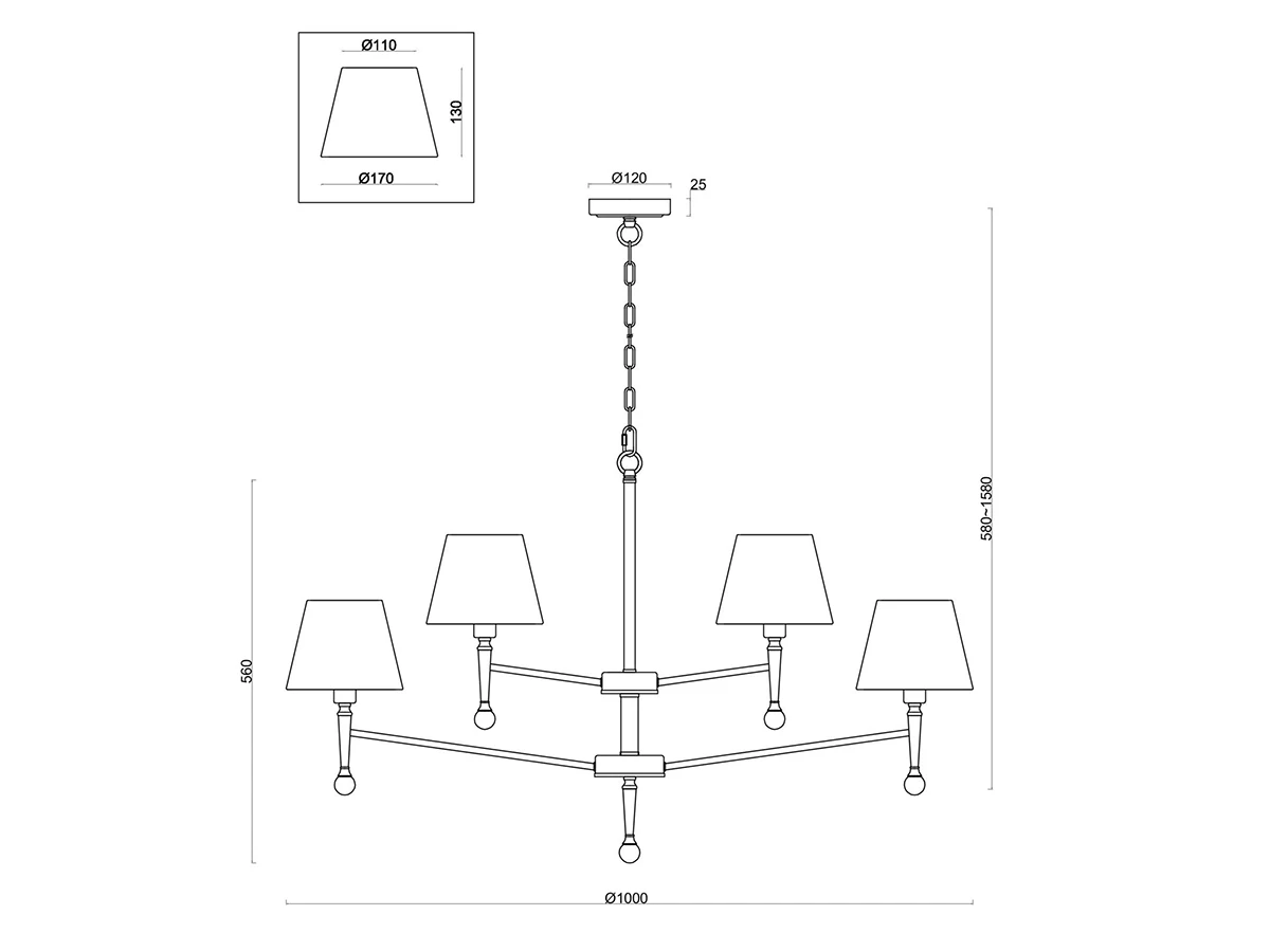 Подвесной светильник Rosemary 914718  - фото 5