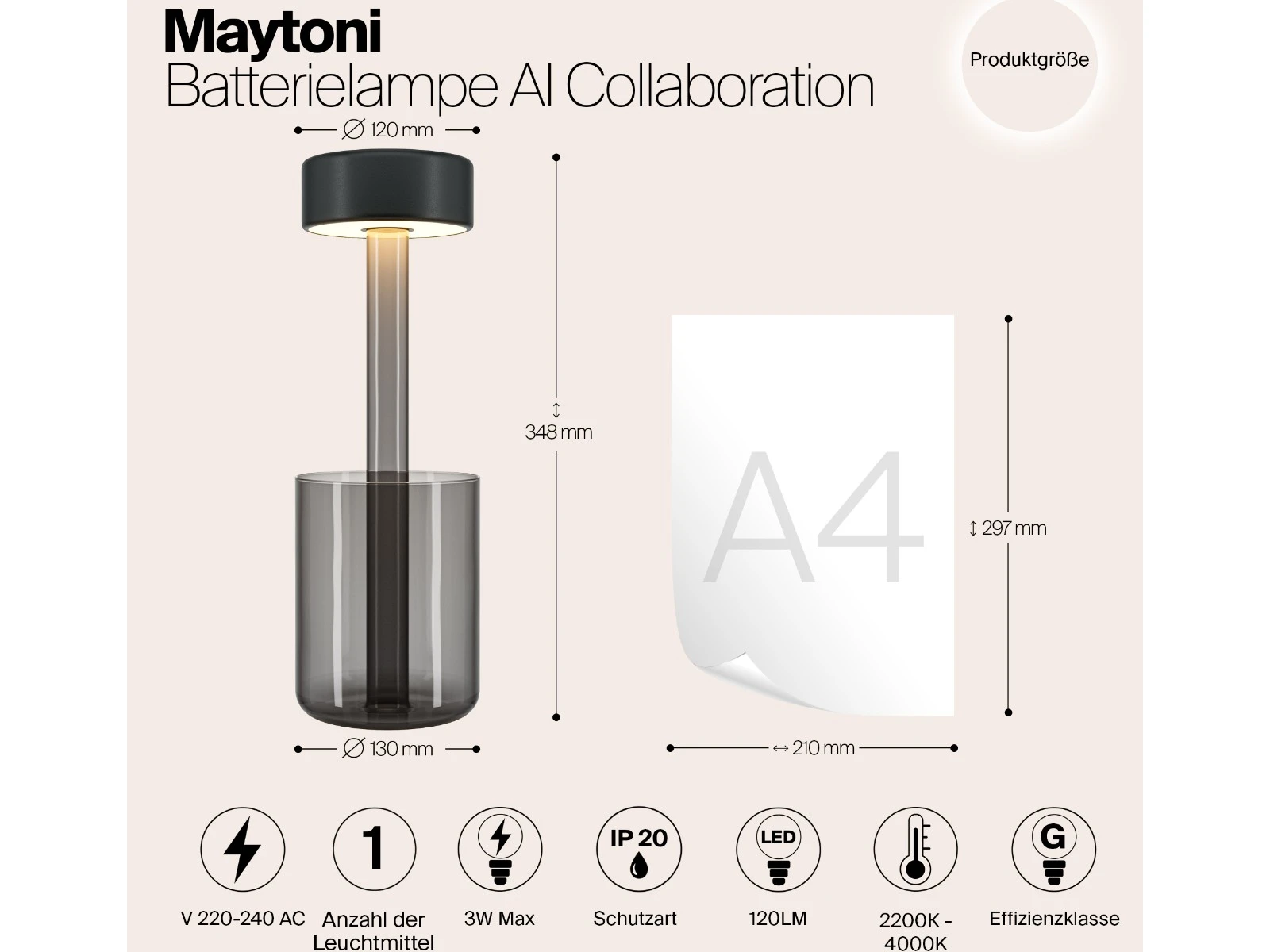 Аккумуляторный светильник AI Collaboration 915097  - фото 4