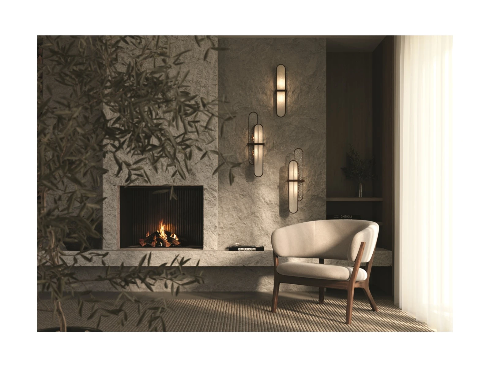 Настенный светильник (бра) Marmo 915165  - фото 3