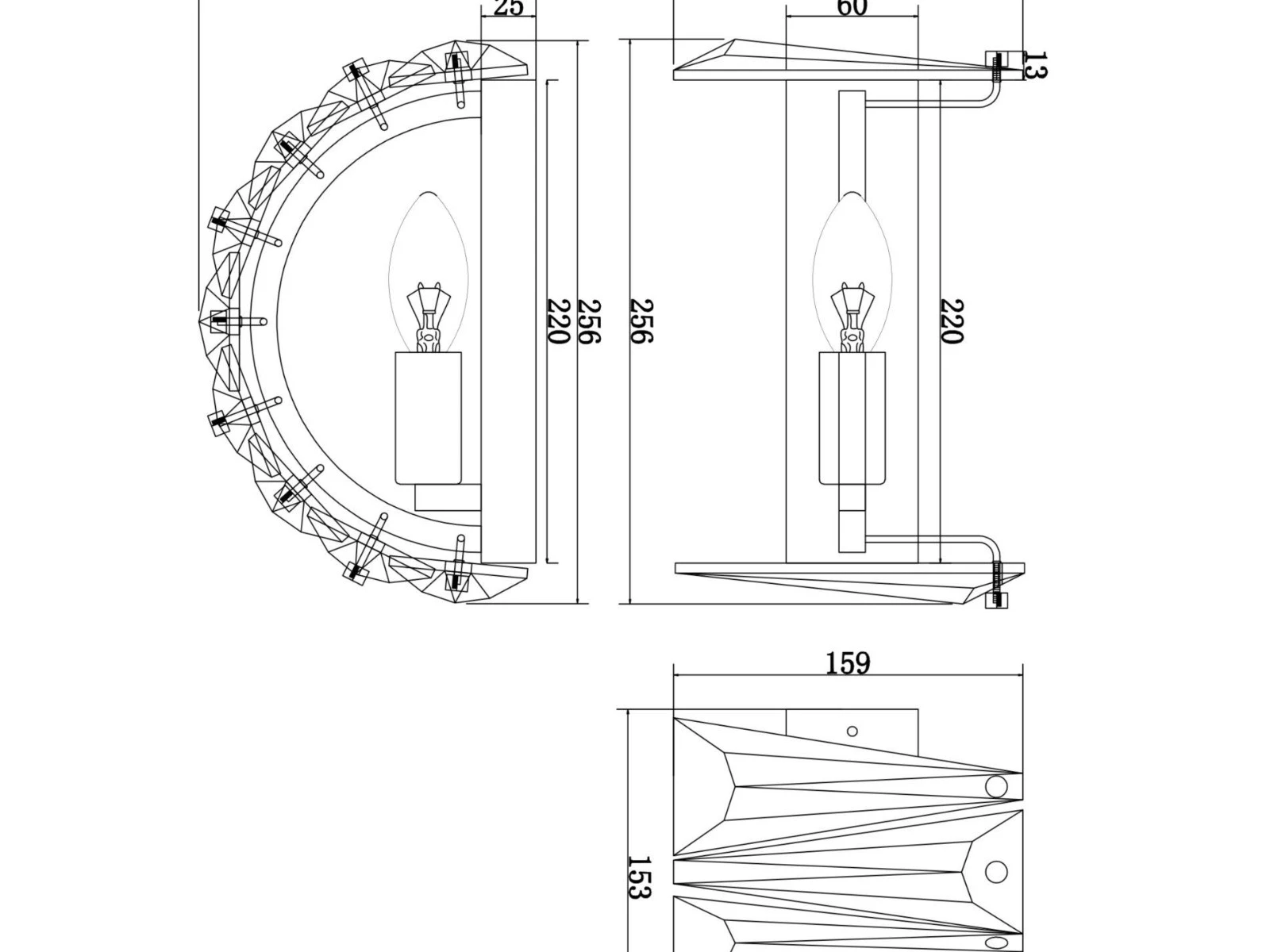 Настенный светильник (бра) Puntes 915397  - фото 5