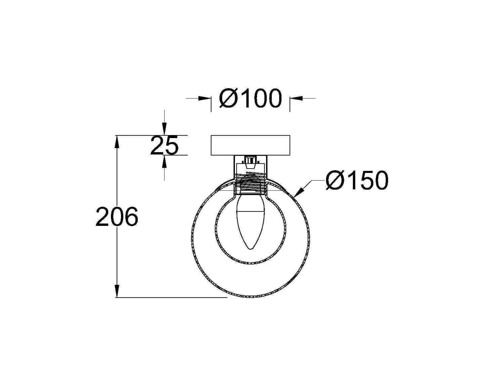 Настенный светильник (бра) Basic form 915410