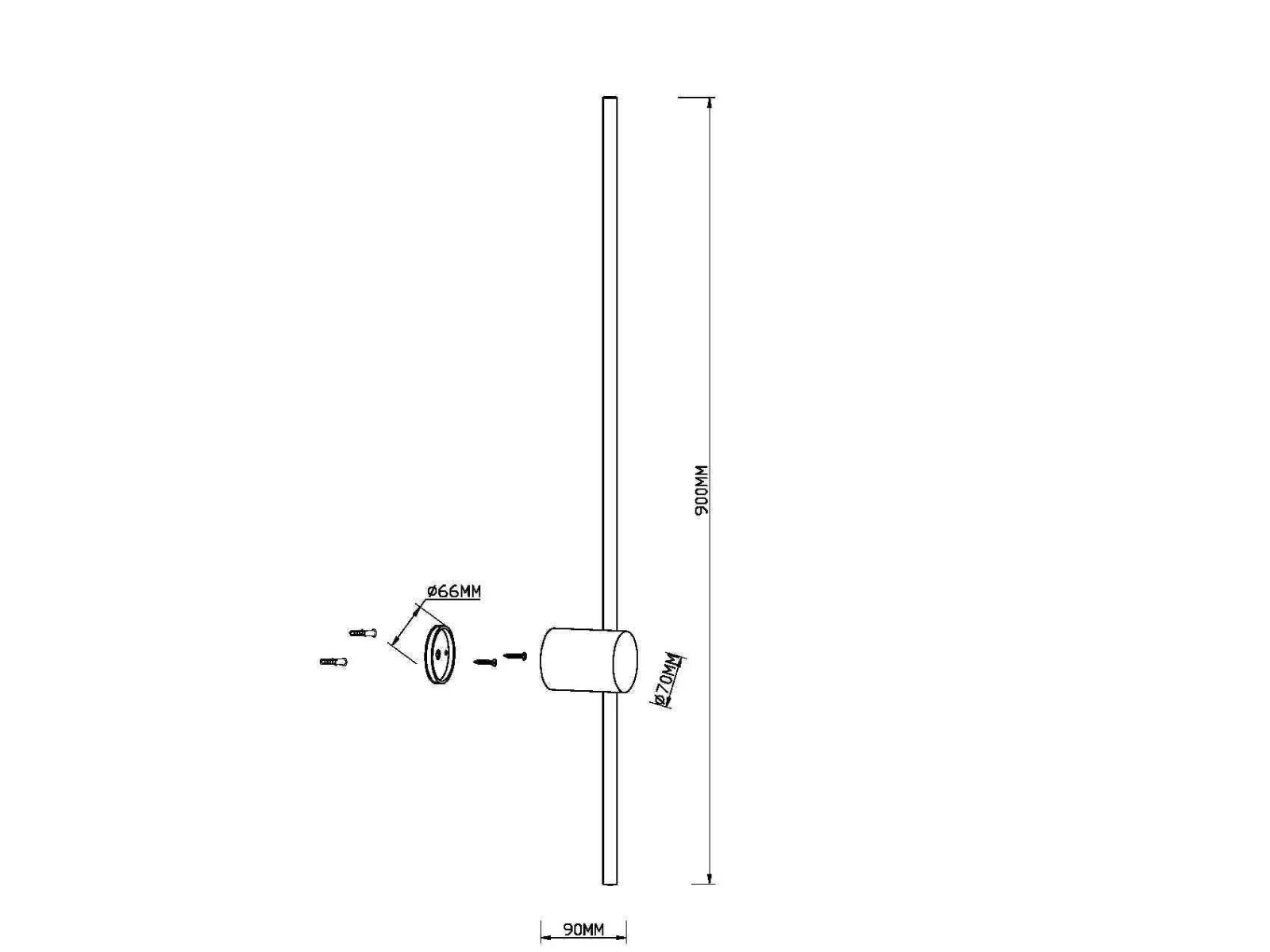 Настенный светильник (бра) Light stick 915461  - фото 1