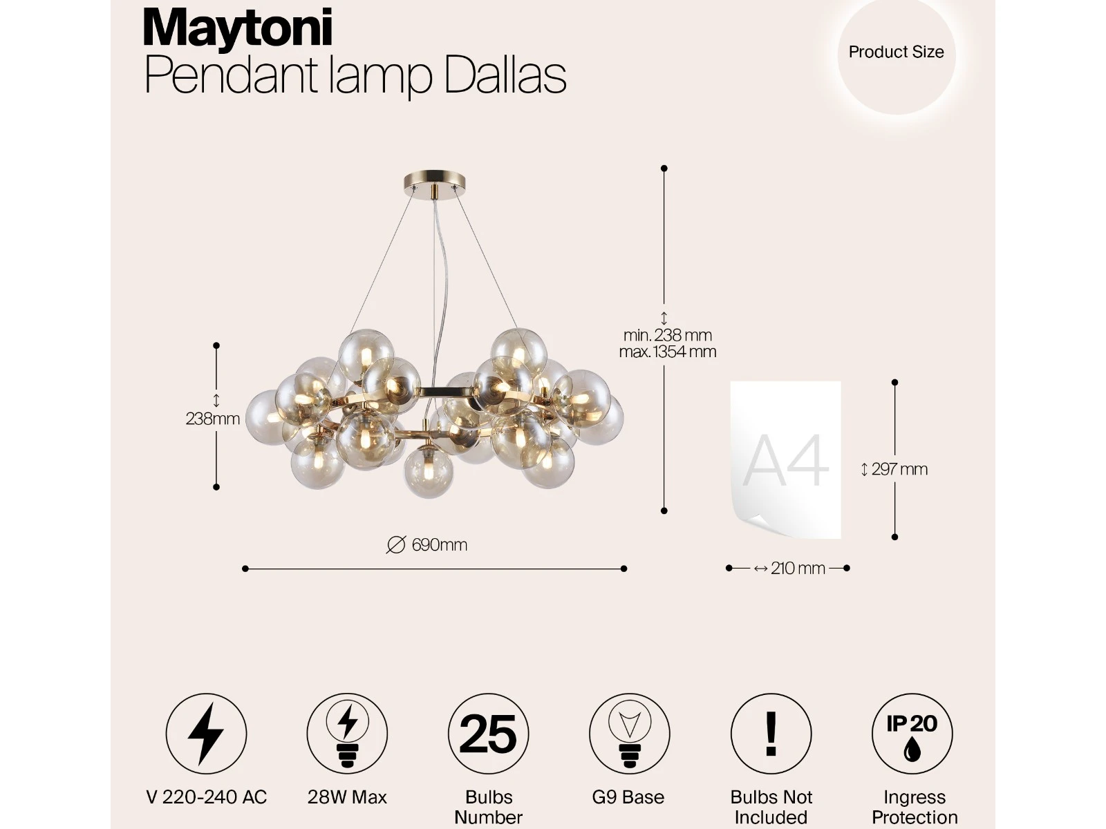 Подвесной светильник Dallas 915901  - фото 5