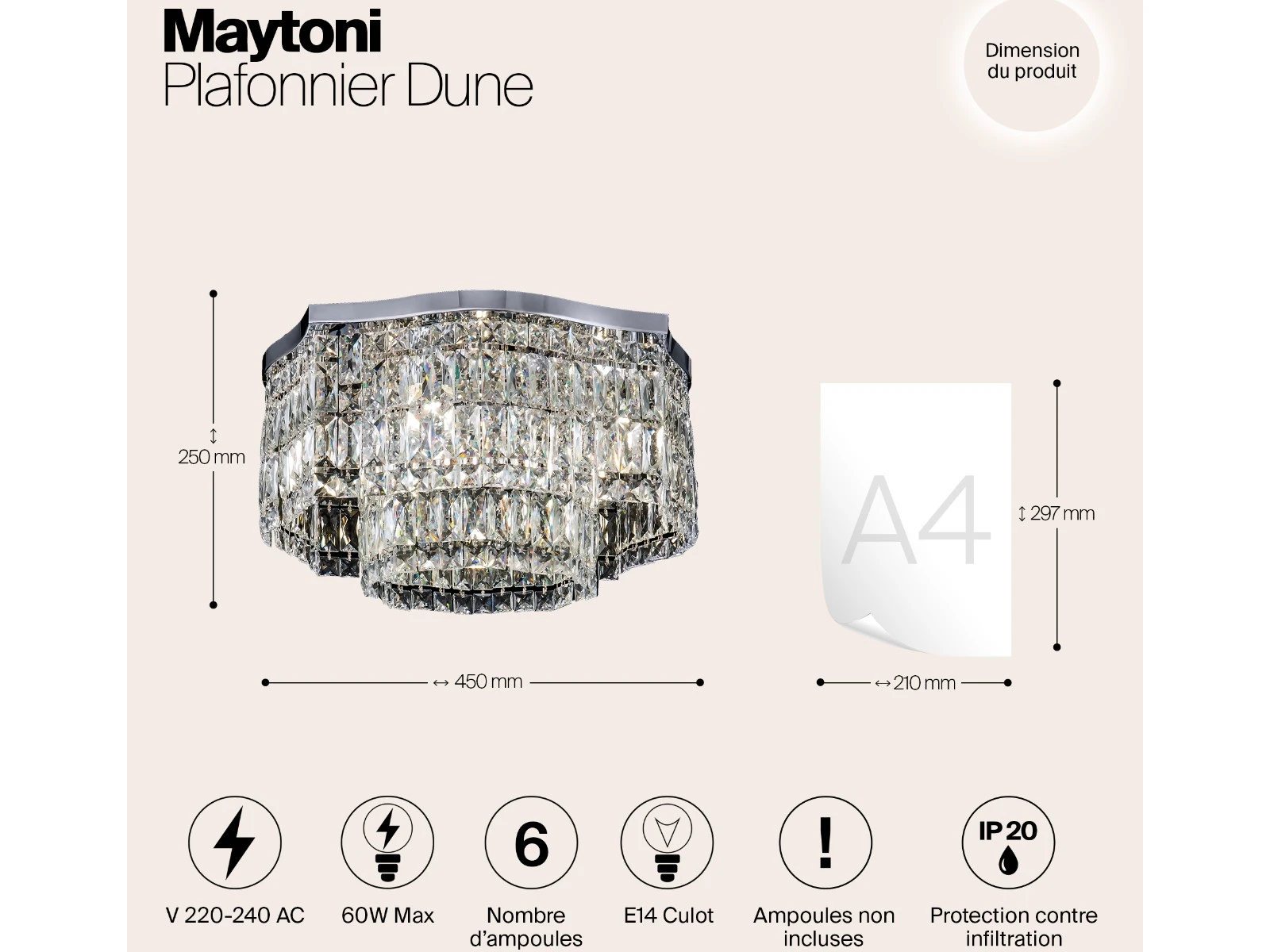 Потолочный светильник Dune 916214  - фото 5