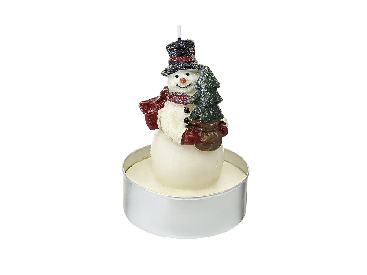 Набор декоративных свечей Festive snowman, 6 шт. 916739