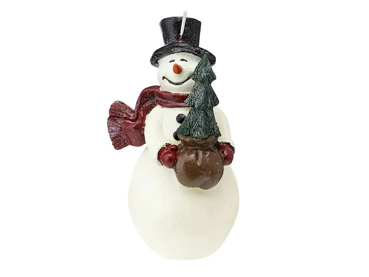 Свеча декоративная Festive snowman 916762