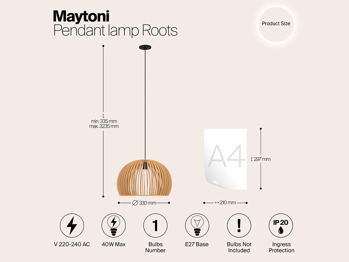 Подвесной светильник Roots 916910  - фото 6