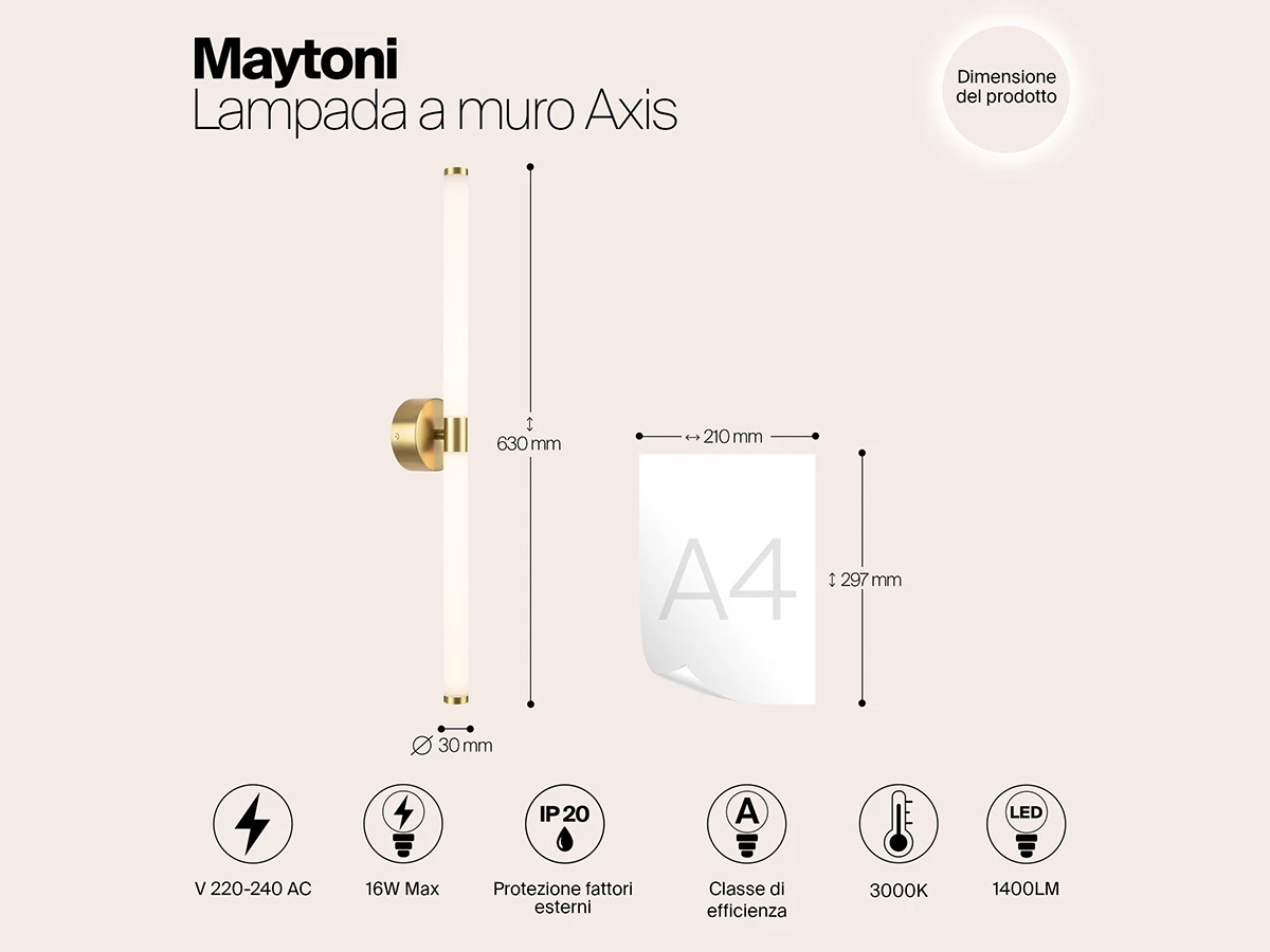 Настенный светильник (бра) Axis 916928  - фото 4