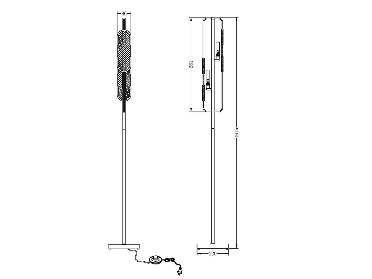 Напольный светильник (торшер) Marmo 916958  - фото 5